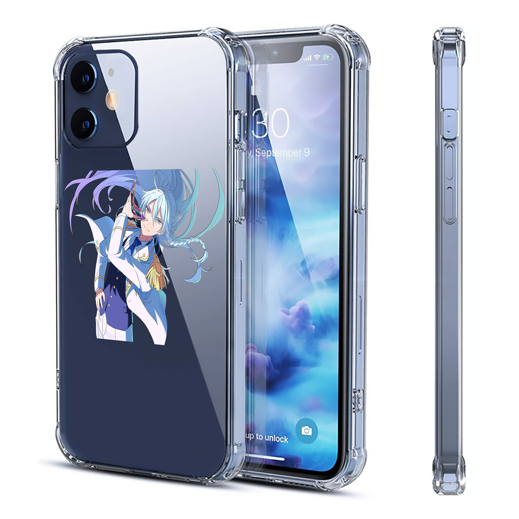 （画像用） あんさんぶるスターズ! Ensemble Stars 【iPhone 12シリーズ対応】透明スマホケース（クリアソフトケース）